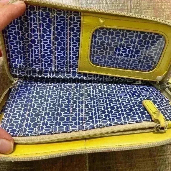 Fossil‎ key per beige zip up flap card slots wallet - Picture 9 of 9